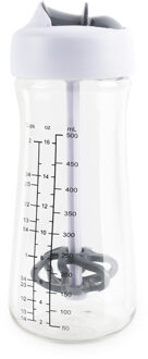 shakebeker - kunststof - 500 ml - lekvrij - met schenktuit