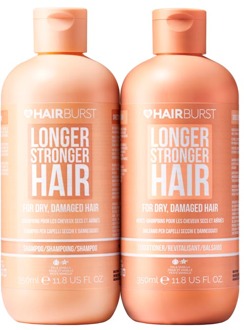 Shampoo en Conditioner Hairburst Shampoo & Conditioner For Dry & Damaged Hair 2 x 350 ml