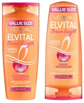 Shampoo en Conditioner L'Oréal Paris Elvital Dream Length Shampoo & Conditioner 500 ml + 400 ml