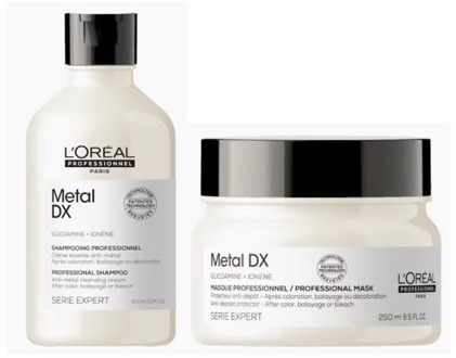 Shampoo en Conditioner L'Oréal Professionnel Metal DX Shampoo & Mask 250 ml + 300 ml