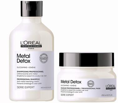 Shampoo en Conditioner L'Oréal Professionnel Metal DX Shampoo & Mask 300 ml + 250 ml
