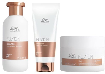 Shampoo en Conditioner Wella Professionals Fusion Intense Repair Haircare Set 250 ml + 200 ml + 150 ml