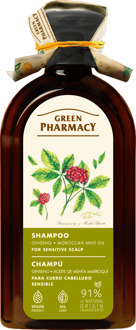 Shampoo Green Pharmacy Shampoo For Sensitive Scalp Ginseng 350 ml
