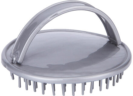 Shampoo Hoofdhuid Haar Massage Borstel Kam Shampoo Haar Wassen Kam Douche Bad Borstel Spa Massage Borstel Body Head Massager Zorg tool grijs