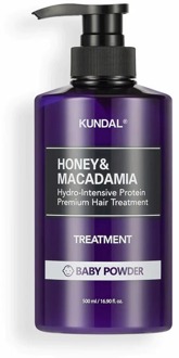 Shampoo Kundal Honey & Macadamia Protein Treatment Baby Powder 500 ml
