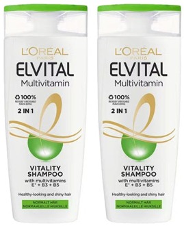 Shampoo L'Oréal Paris Elvital Multivitamines Shampoo 2in1 Duo 2 x 250 ml