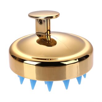 Shampoo Massage Ontspanning Borstel Thuis Salon Haar Wassen Combs Voor Mannen/Vrouwen Huid Ontspannen Hand Massage Tool Goud