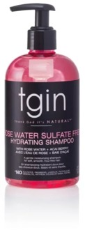 Shampoo TGIN Rosewater Sulfate Free Hydrating Shampoo 384 ml