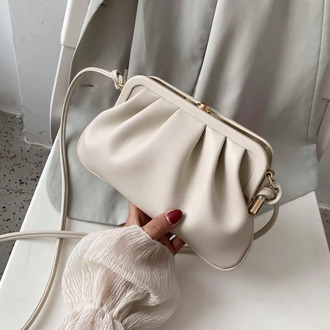 Shape Clip Bag Small PU Leather Crossbody Bags For Women 2021 Summer Shoulder Handbags and Purses Lady Cross Body Bag