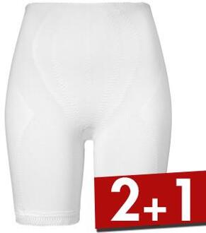 Shape Control High Waist Long Leg Brief Zwart,Wit - Small,Medium,Large,X-Large,XX-Large