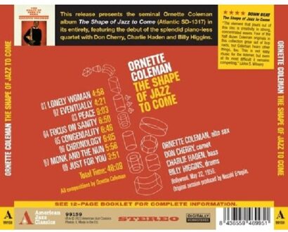 Shape Of Jazz To Come - Ornette Coleman