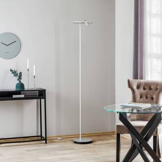 Share LED uplighter met leeslamp, aluminium geanodiseerd aluminium