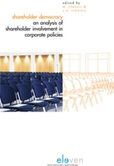 Shareholder democracy - eBook Boom uitgevers Den Haag (9460945449)