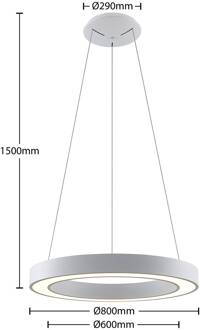 Sharelyn LED hanglamp, 80 cm wit