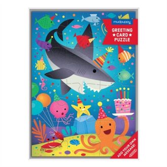 Shark Party Greeting Card Puzzle -  Mudpuppy (ISBN: 9780735379015)