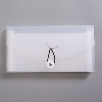 Sharkbang B6 13-Tier Grote Capaciteit Transparant Bestand Zak Papieren Bill/Ontvangst Document Organizer Opslag Waterdichte Tas Briefpapier