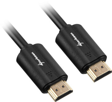 Sharkoon HDMI 2.0 kabel Zwart