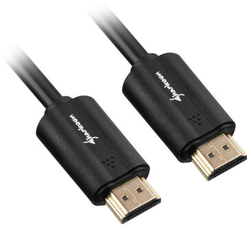 Sharkoon HDMI 2.0 kabel Zwart
