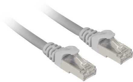 Sharkoon Patchkabel SFTP, RJ-45 met Cat.7a Grijs