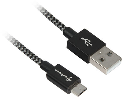 Sharkoon USB 2.0 kabel, USB-A > micro-USB B