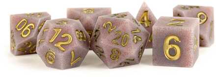 Sharp Edge Silicone Dice Set Volcanic Soot (7)