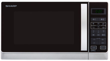 Sharp R642INW Solo magnetron Zilver