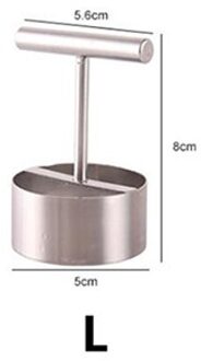 Sharp Rvs Apple Core Uitboren Cutter Multifunctionele Fruit Core Pitter Remover Separator Voor Keuken Gereedschap Meubi groot