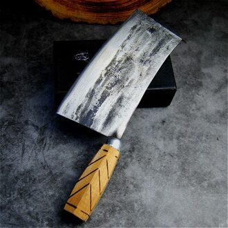 Sharp tang keukenmes hand-forged high carbon composiet staal keukenmes vlees hakmes vlees cleaver