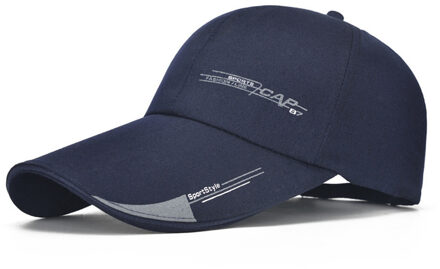 Sharp Vizieren Kleding Mannen Winter Hoed Dames Katoen Geborduurde Unisex Baseball Caps Verstelbare Sombrero Visera Marineblauw