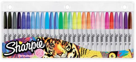 Sharpie Viltstift Sharpie rond 0.9mm blister a 28 stuks assorti