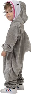 Shaun De Haai Kostuum Kind Zilver - Grijs