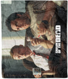 Shaun of the Dead Crisis Worsens Fleece Blanket - L
