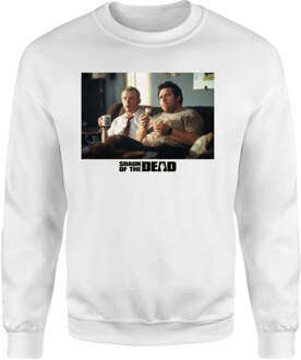 Shaun of the Dead Crisis Worsens Sweatshirt - White - XXL Wit