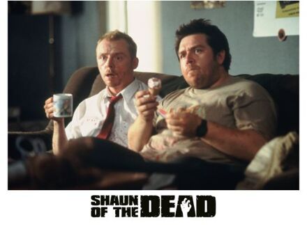 Shaun of the Dead Crisis Worsens Unisex T-Shirt - White - 5XL Wit