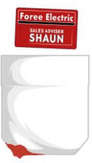 Shaun of the Dead Foree Electric Pocket Dames T-shirt - Wit - L