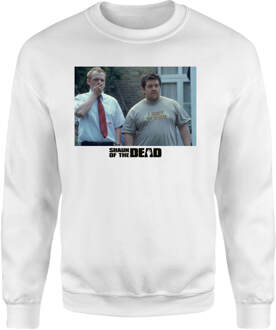 Shaun of the Dead I Think We Should Go Back Inside Sweatshirt - White - L Wit