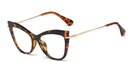 Shauna Anti-Blauw Licht TR90 Retro Vrouwen Cat Eye Optische Brilmonturen amber