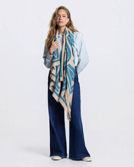 Shawl scarf ss26 Blauw - One size