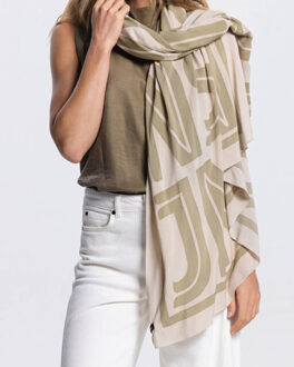 Shawl scarf ss26 Groen - One size