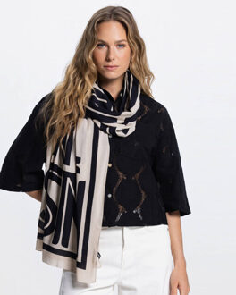 Shawl scarf ss26 - maat One size Zwart