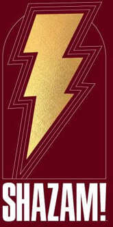 Shazam! Fury of the Gods Bolt Unisex T-Shirt - Burgundy - M Rood