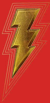 Shazam! Fury of the Gods Gold Bolt Unisex T-Shirt - Red - XL - Rood