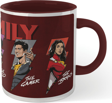 Shazam! Fury of the Gods Shazamily Mug - Burgundy Wijnrood