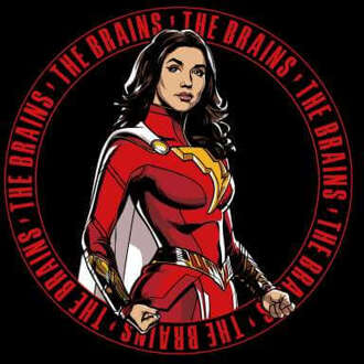 Shazam! Fury of the Gods The Brains Composition Unisex T-Shirt - Black - XL Zwart