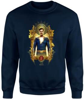Shazam! Fury of the Gods The Nerd Sweatshirt - Navy - L Blauw