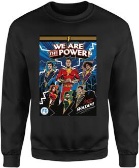 Shazam! Fury of the Gods We Are The Power! Sweatshirt - Black - M Zwart