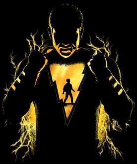 Shazam! Lightning Silhouet trui - Zwart - M