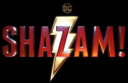 Shazam! Logo t-shirt - Zwart - 4XL