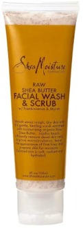 Shea Moisture Face Scrub Shea Moisture Raw Shea Facial Wash & Scrub 118 ml