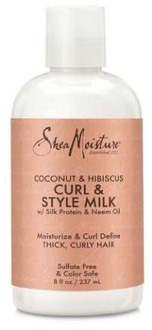 Shea Moisture Haarbehandeling Shea Moisture Coconut & Hibiscus Curl & Style Milk 254 ml